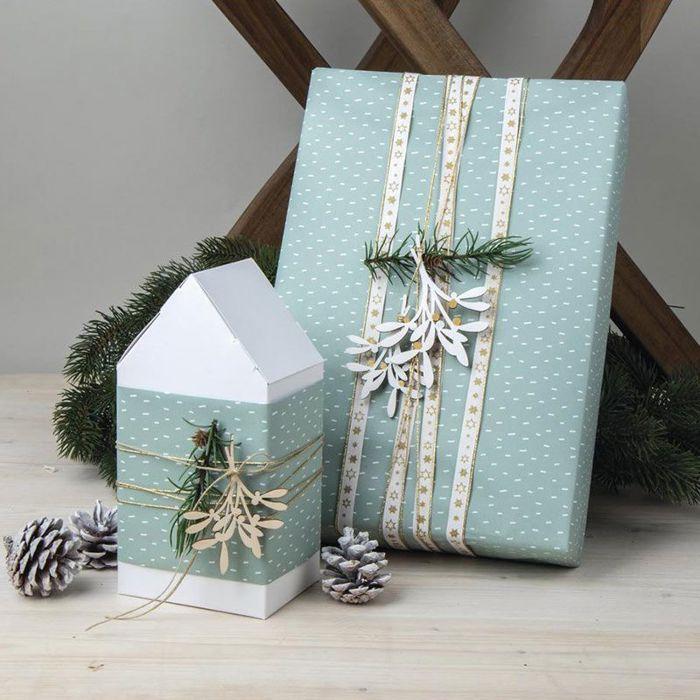 Wooden Decoration Mistletoe Twigs, FSCMixCred, Ass, Nature, 8.3-10.3cm, + 0.5m Cord, tab.-LS 5pcs