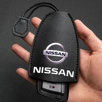 Leather Car Card Key Case Cover Shell For Nissan X-trail Qashqai Note Juke Sentra Patrol Navara Micra Leaf Almera Accessories