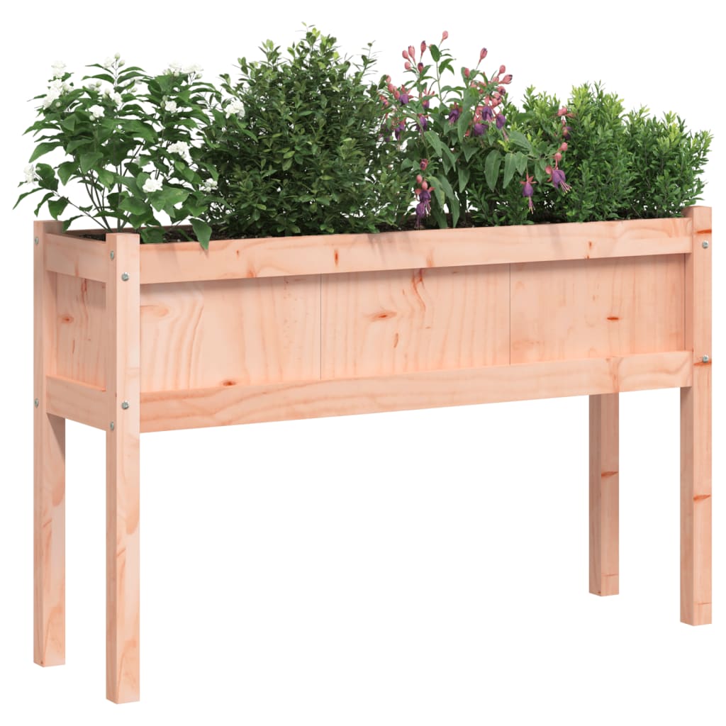 Planter Box 2 pcs with Legs Solid Wood Douglas Fir