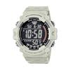 Illuminator AE1500WH Series | 10-Year Battery | LED Backlight | 5 Alarms | 1/100-Second Stopwatch | Men's Digital Watch, White, Standard, Chrono