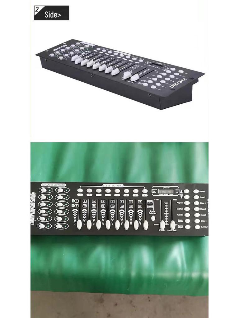 DMX192 Stage Lighting Console for 512 Par and Moving Head Lights with Dimmer Control