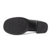 Warrior Stylish Trendy JK Small Leather Shoes Elegant Versatile High Heels Increased Height Loafers 7.5CM Kids Shoes Black WXP(WZ)-3122