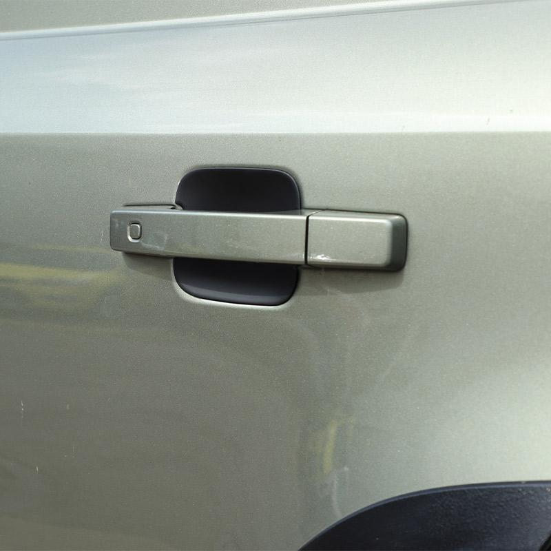 For Land Rover Defender 90 110 130 2020-2024 ABS Black/Carbon Fiber Car Exterior Door Handle Cover Trim Car Accessories