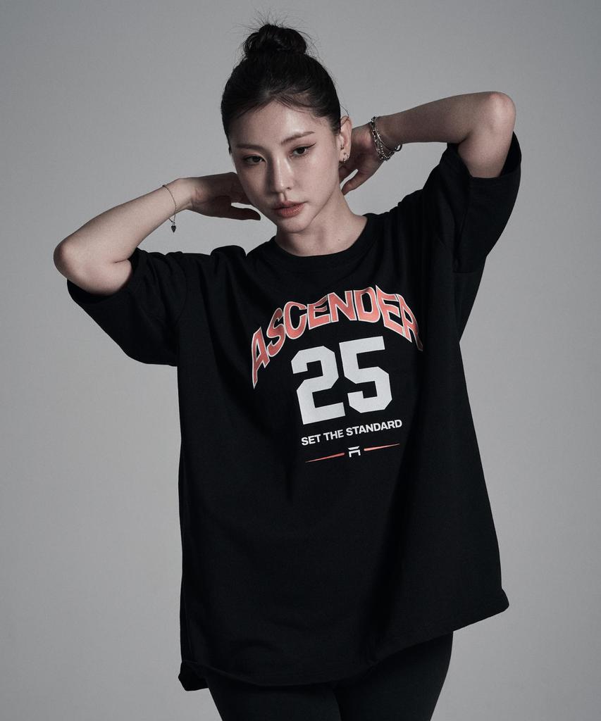 Eosendeo 25 Numbering Oversized Short Sleeve [Black]