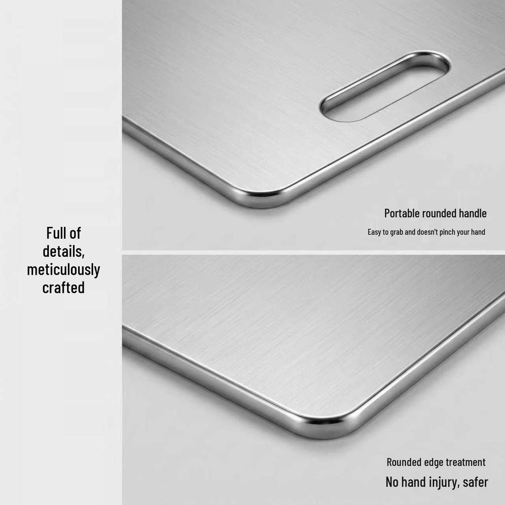 316 Stainless Steel Antibacterial Mildew-Proof Double-Sided Kitchen Cutting Board