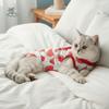 Fruit Printed Cat Recovery Clothing Breathable High Elasticity Pet Anti-Licking Vest Soft Comfortable Cat Jumpsuit