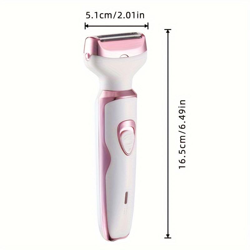 Electric Razor for Women, 4-in-1 Rechargeable Grooming Kit, Lady Electric Shaver for Face, Nose, Legs And Underarm, Hair Razor Rechargeable & Portable