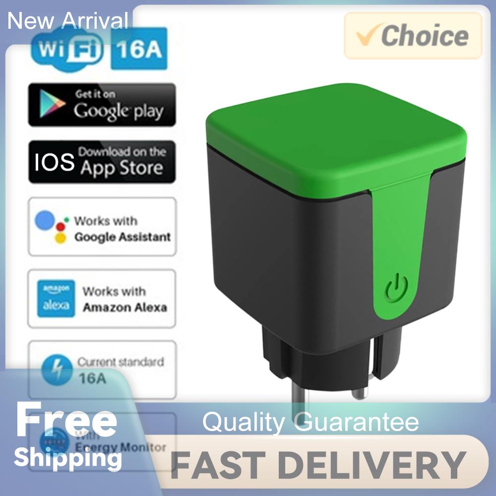

Smart Plug Mini Socket WiFi Smart Outlet Socket Power Monitor Remote Timing Function Work with Alexa Google Assistant China Mainland