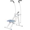 Steppeur d'escalier pliable stairmaster pour salle de sport à domicile exercice pédales réglables écran LCD 85x80x142cm blanc