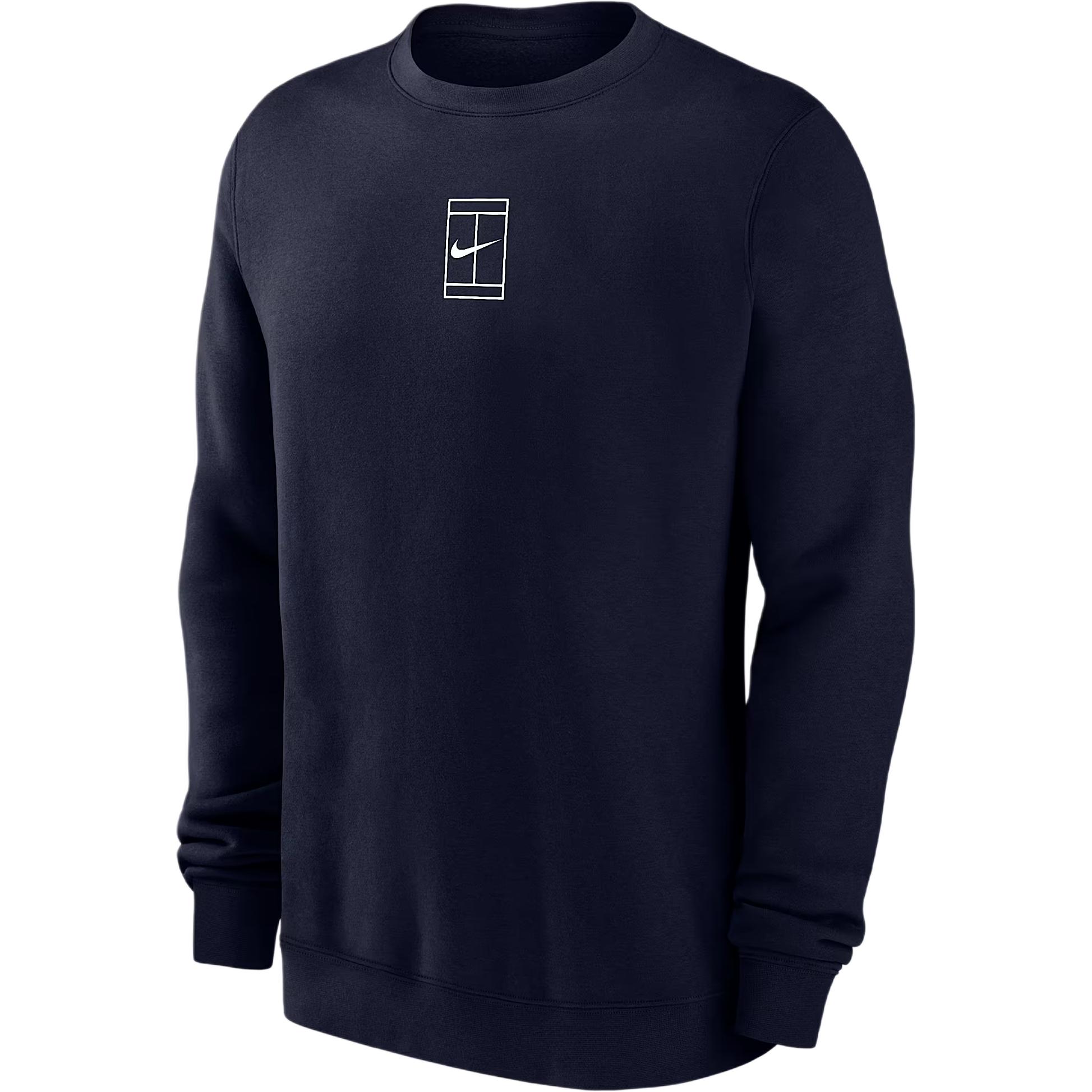 

Nike Crew Neck Logo Long Sleeve Sweatshirt Men sweatshirt Navy-Blue M33778WB25-NVY L
