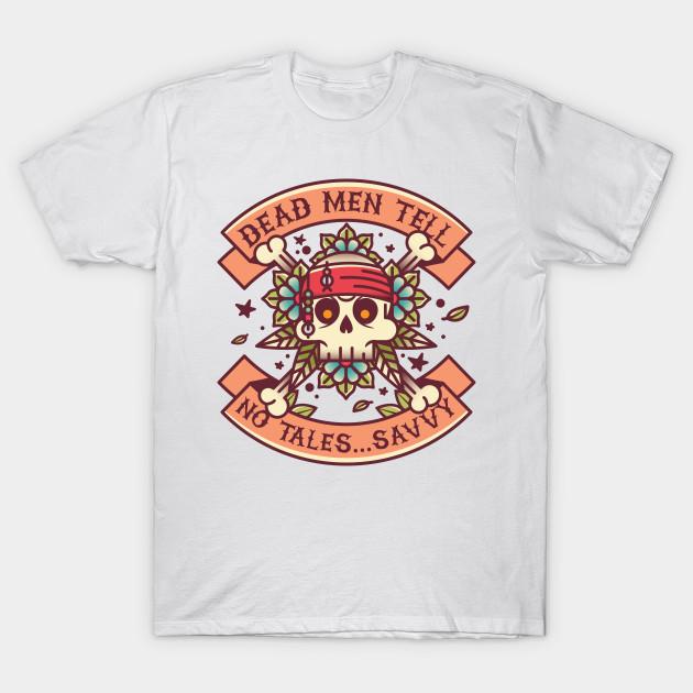 Men Black Print T-shirt A Pirates Life Savvy No-Cut Transfer Paper Print Cotton Tshirt S белый