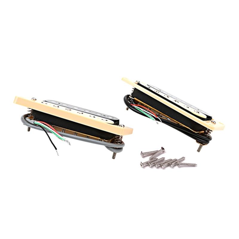 Double Coil Pickup Bridge & Neck Pickups Set Electric Guitar Humbuckers Pickups Electric Guitar Accessories Easy Install