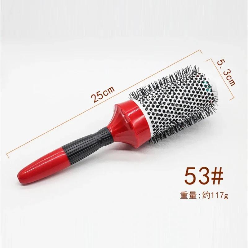 

5 размеров, расческа для волос, профессиональная салонная щетка для волос, расческа для укладки волос, парикмахерские расчески, круглая алюминиевая трубка, бигуди для вьющихся волос