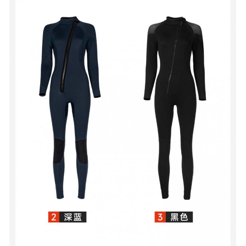 3mm Full Body Wetsuit Men Women Thermal Neoprene Diving Surfing Snorkeling Winter Swimming