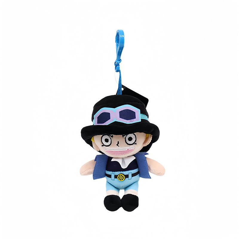 One Piece Plush Keychain Doll 12cm Laboon Luffy Tony Chopper Laboon Sabo Soft Stuffed Toy Backpack Ornaments Toy