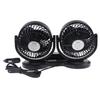 Portable Truck Double Head Fan Vehicle Auto Cooling Cooler Adjustable Low Noise