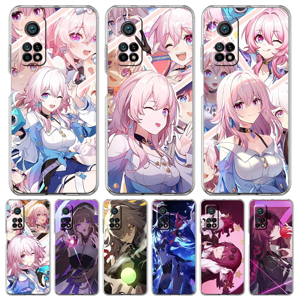 Honkai Star Rail Phone Case For Xiaomi 14 13 12 Lite Mi 11 Ultra 11X 13T 12T 11T For Poco X5 X4 X3 NFC F5 F4 M4 Pro 5G Cover