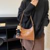 Korean Color Block Crossbody Bag - 2025 Autumn Minimalist Shoulder Bag for Women