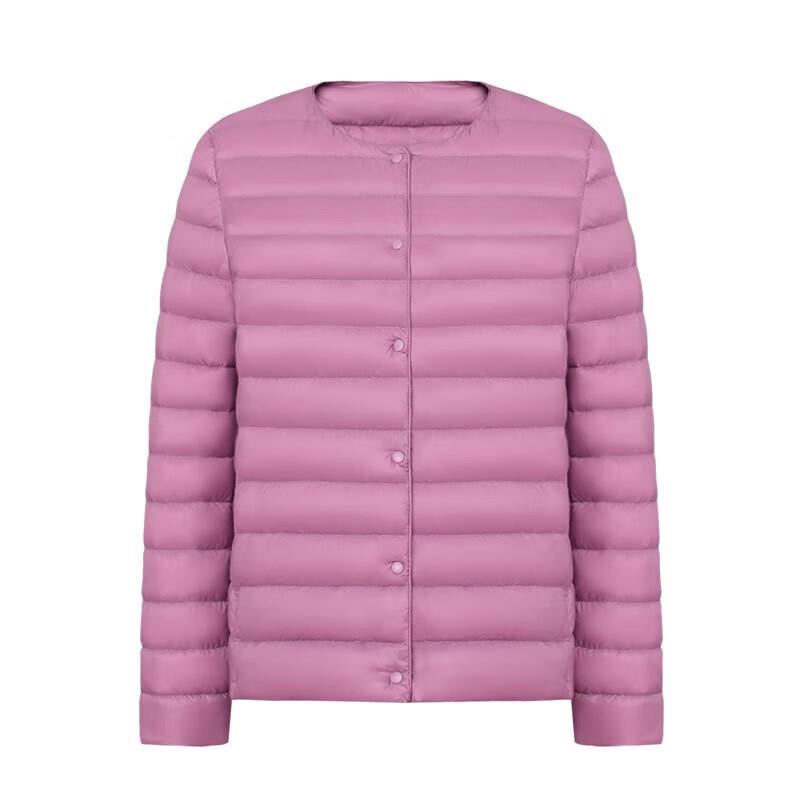 Tri-polar Women's Lightweight Round Neck Down Jacket