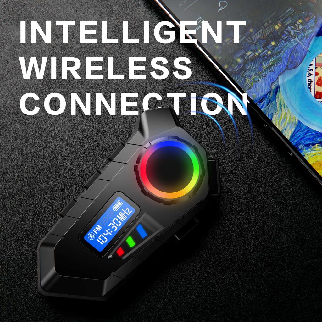Bluetooth 5.4 Wireless Motorcycle Helmet Headset Hands-free Call Phone Motorcycle Waterproof Earphone Music Player Moto Helmet