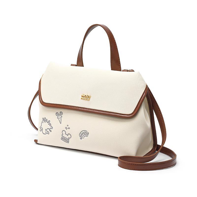 New Disney Mickey Series PU Shoulder Bag Backpack Women's Pink/Silver/Ecru DHF51618-A