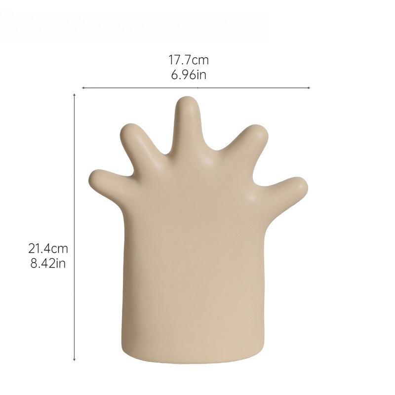 Ceramiczny Uchwyt na Pierścionek na Palec Ręki Stojak na Biżuterię na Toaletkę Toaletkę Styl Dekoracji Domu Dekoracja Biurka Minimalistyczny Prezent