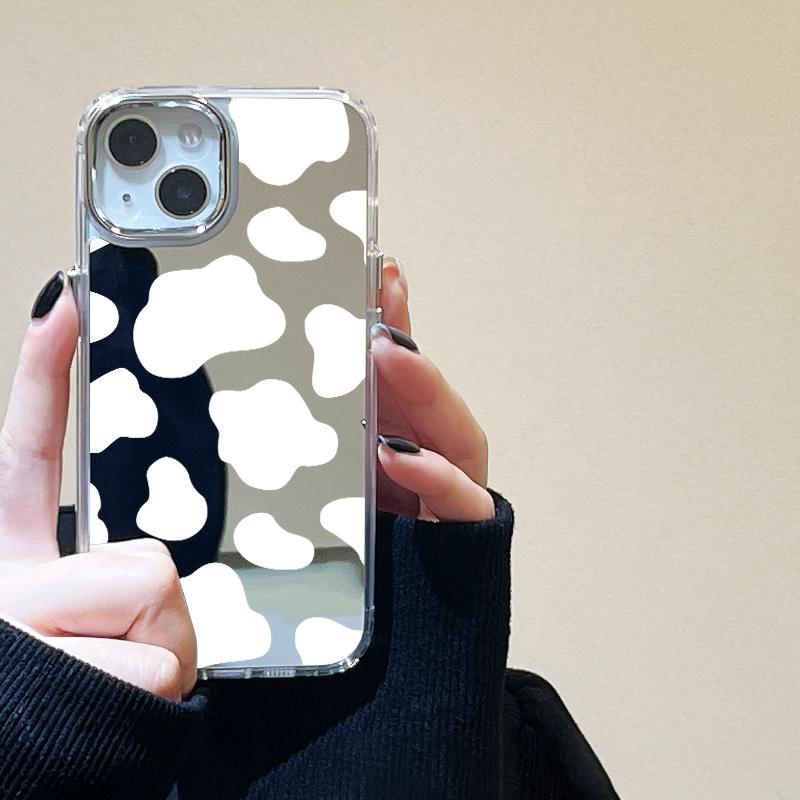 Clouds Stars Mirror Phone Case For iPhone 15 Pro Max Case For iPhone 11 16 12 13 14 Pro Max Plus XS Shockproof Back Cover Funda