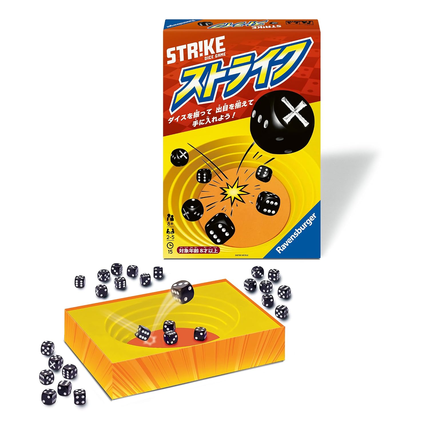 Ravensburger Board Game Strike 24876 6 Dice Table Party Chance Gift (Birthday Christmas)