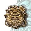 MDLUFY Car Emblem 3D Daruma Car Label Metal Car Sticker JDM Modified Vehicle Sign