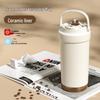 316 Stainless Steel Insulated Travel Coffee Cup with Ceramic Liner for Men, Women, and Students