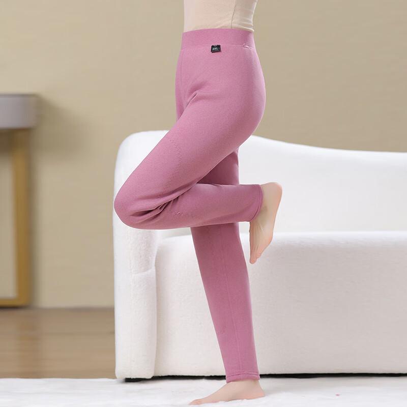 YUZHAOLIN Women's Plus Size High Waist Fleece-Lined Thermal Leggings