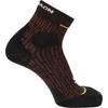 Salomon ULTRA GLIDE ANKLE Socks LC2164700 RISK BLACK/HIGH RED/Zinnia