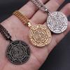 Pendant New Seven Angels Magic Amulet Customized Rune Circle Card Totem Seal Necklace