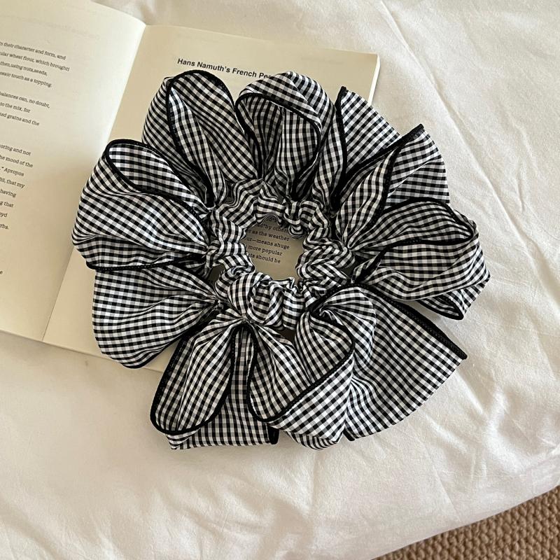 Sparkling Rhinestone Hair Rope Large Intestine Elastic Scrunchies Headband For Ponytail Female Hair Ring Hair Accessories K0