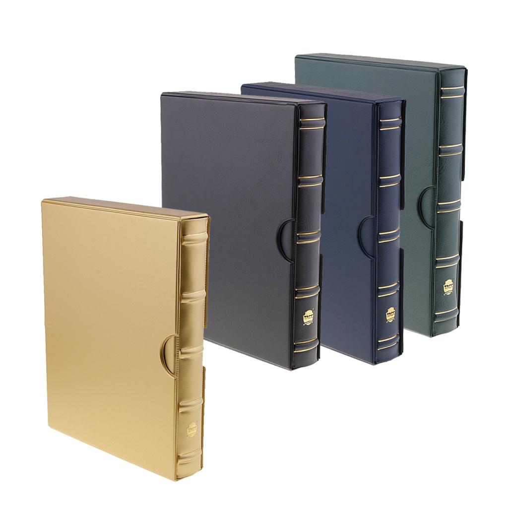 Münzetui Box / Papiergeld / Briefmarken Sammlung Buch Album Zubehör 9 Loch Blattlose Halter PVC für Sammler Geschenk