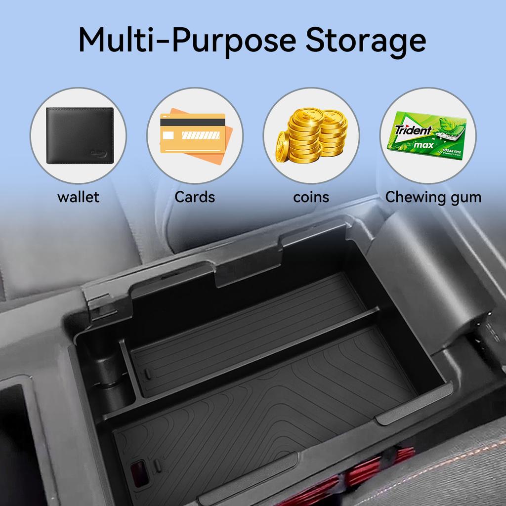 Für Honda Prologue/Acura ZDX 2025 2025 Mittelkonsolen-Armlehnen-Aufbewahrungsbox Zubehör Auto-Aufbewahrungsbox Organizer Aufräumschale
