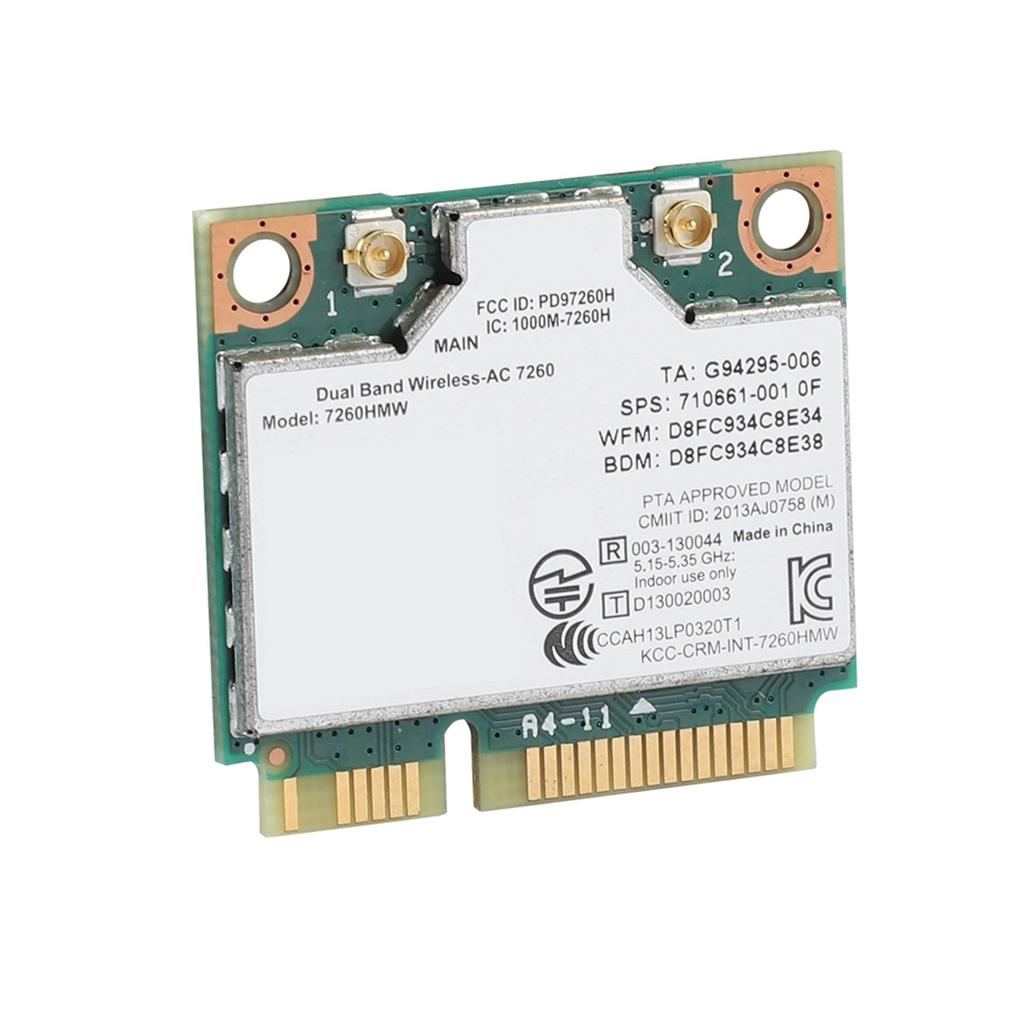 For Intel 7260AC Universal Wireless Card 867M Bluetooth 4.0 Network Card
