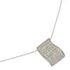 Necklace K18 White Gold/diamond 5.0g Women Used