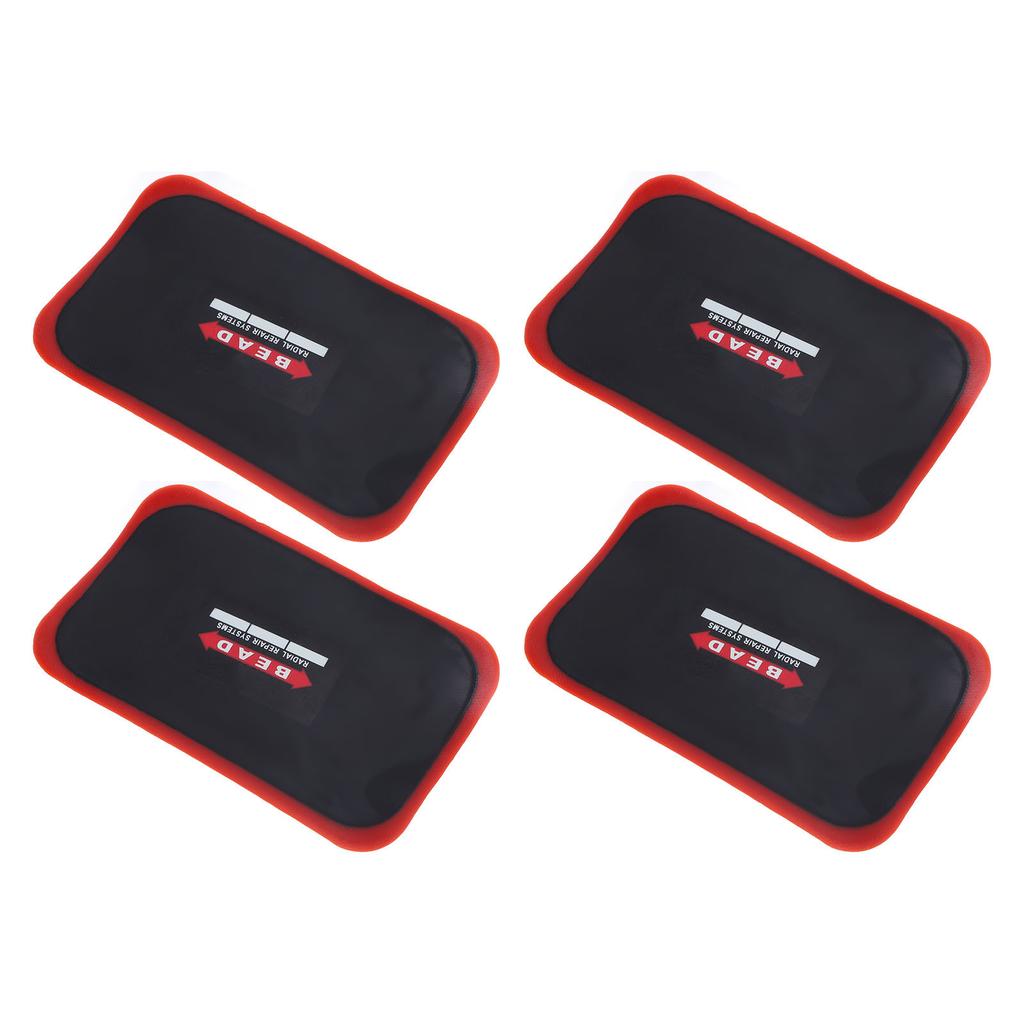10Pcs Tire Patch 80 X 130mm Rubber Thickened Rectangle Strong Adhesive Tire Tube Repair Patch for