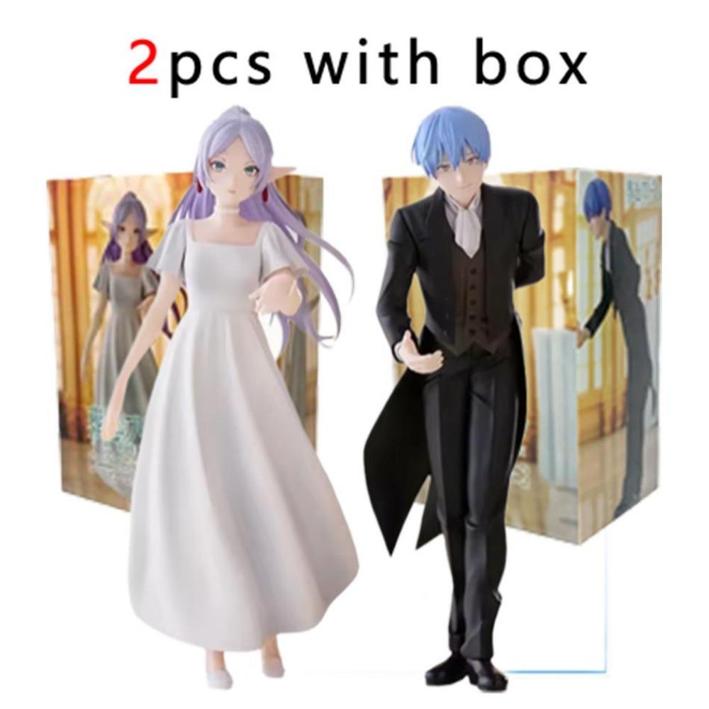 18-20cm Frieren: Beyond Journey's End Anime Figure Frieren Himmel Proposal Dance Action Figure PVC Ornaments Toy Brithday Gift