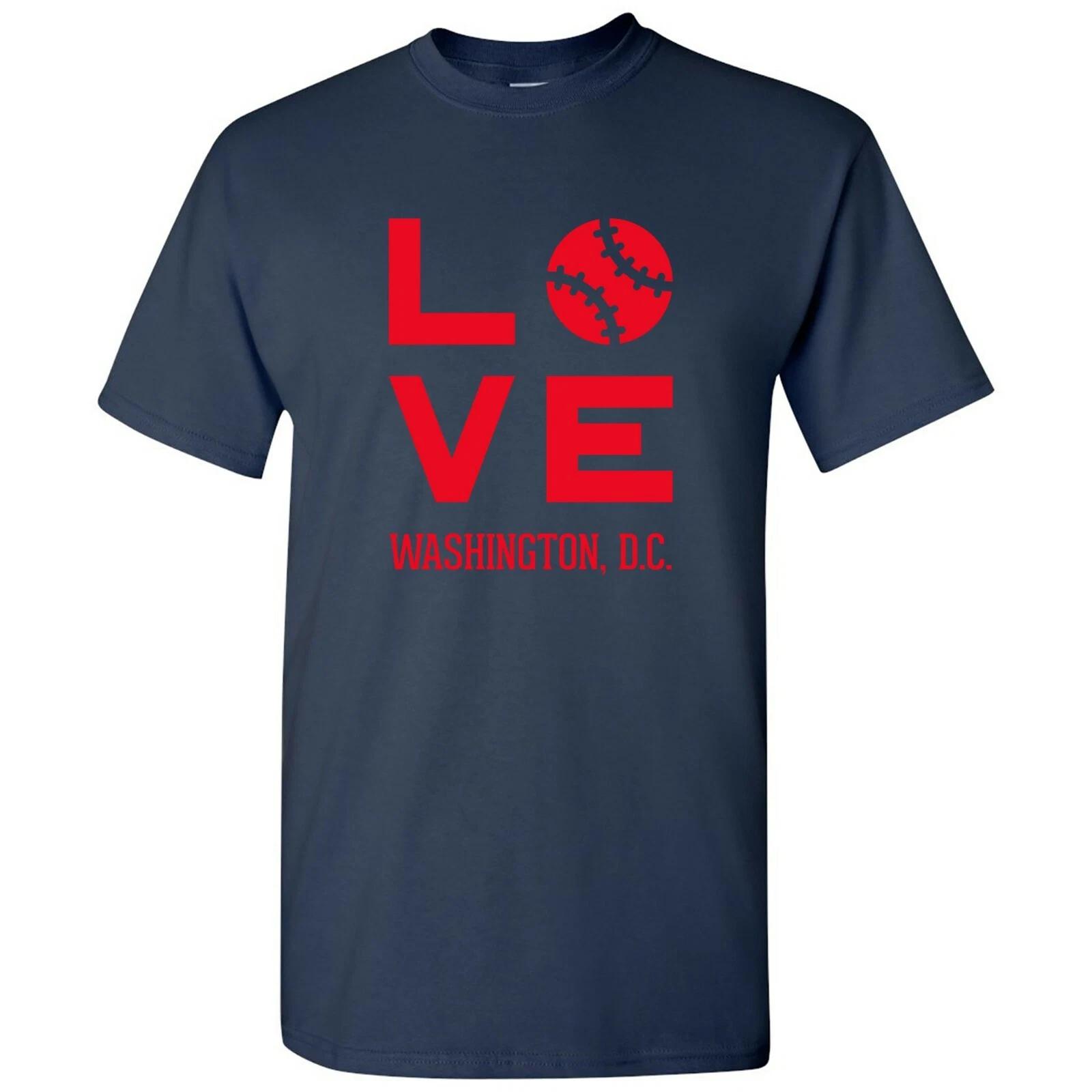 

Washington DC Love - Hometown Baseball League Team Pride Hometown Majors T Shirt 3XL