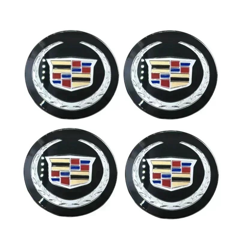 

60/65mm Car Wheel Hub Center Emblem Stickers For Cadillac ATS CTS DTS STS SLS XLR Seville CT6 Escalade Exterior Accessories 60MM