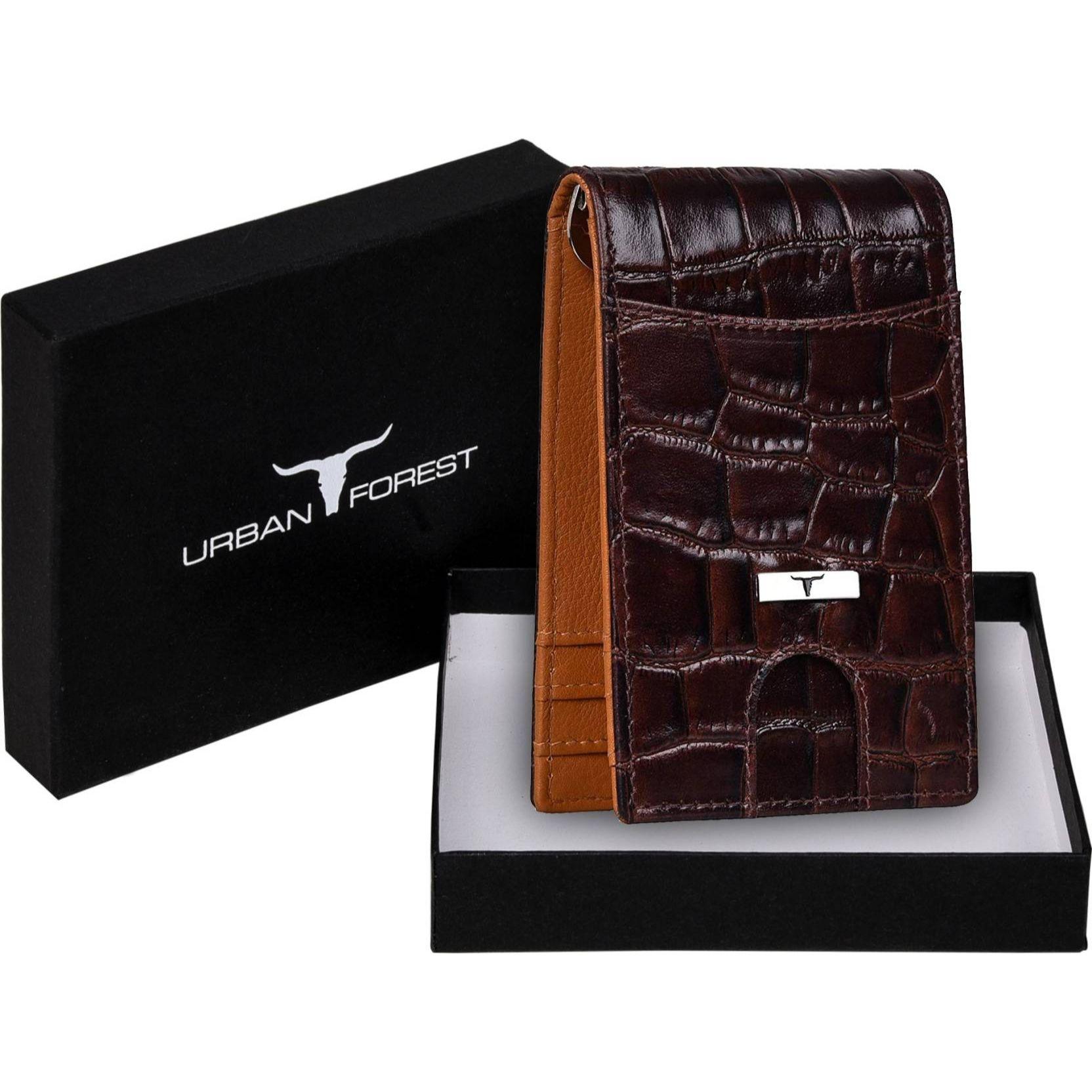 

Мужской зажим для денег из натуральной кожи с RFID-меткой - Мини (7 слотов для карт)