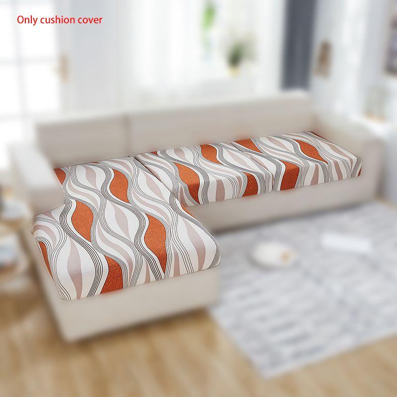 High-quality Printed Elastic Sofa Seat Cushion Cover Durable And Soft Furniture Protector