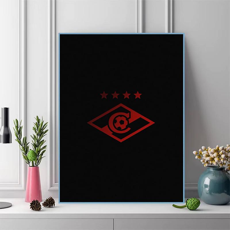 Spartak Moscow Fire.71 100% Round Full Drill 5D DIY Diamond Painting Embroidery Cross Stitch Rhinestone Décor