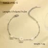 GEMCHIC Women's Daisy Pearl Bracelet Minimalist Stainless Steel Fashion Jewelry for Daily Life