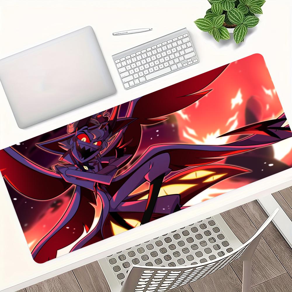 Velká podložka pod myš Hazbin Hotel Hráč Počítačové příslušenství Podložka pod myš Podložka pod klávesnici notebooku Kobercový stůl PC Anime XXL Herní podložka na stůl