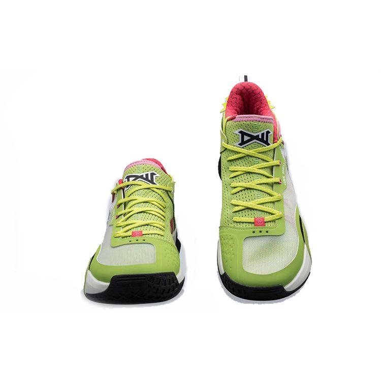 Li Ning The Muppets X  Disney Collaboration All Day 6 V2 Kermit Basketball Shoes Men sneaker Blue Yellow ABPR029-5