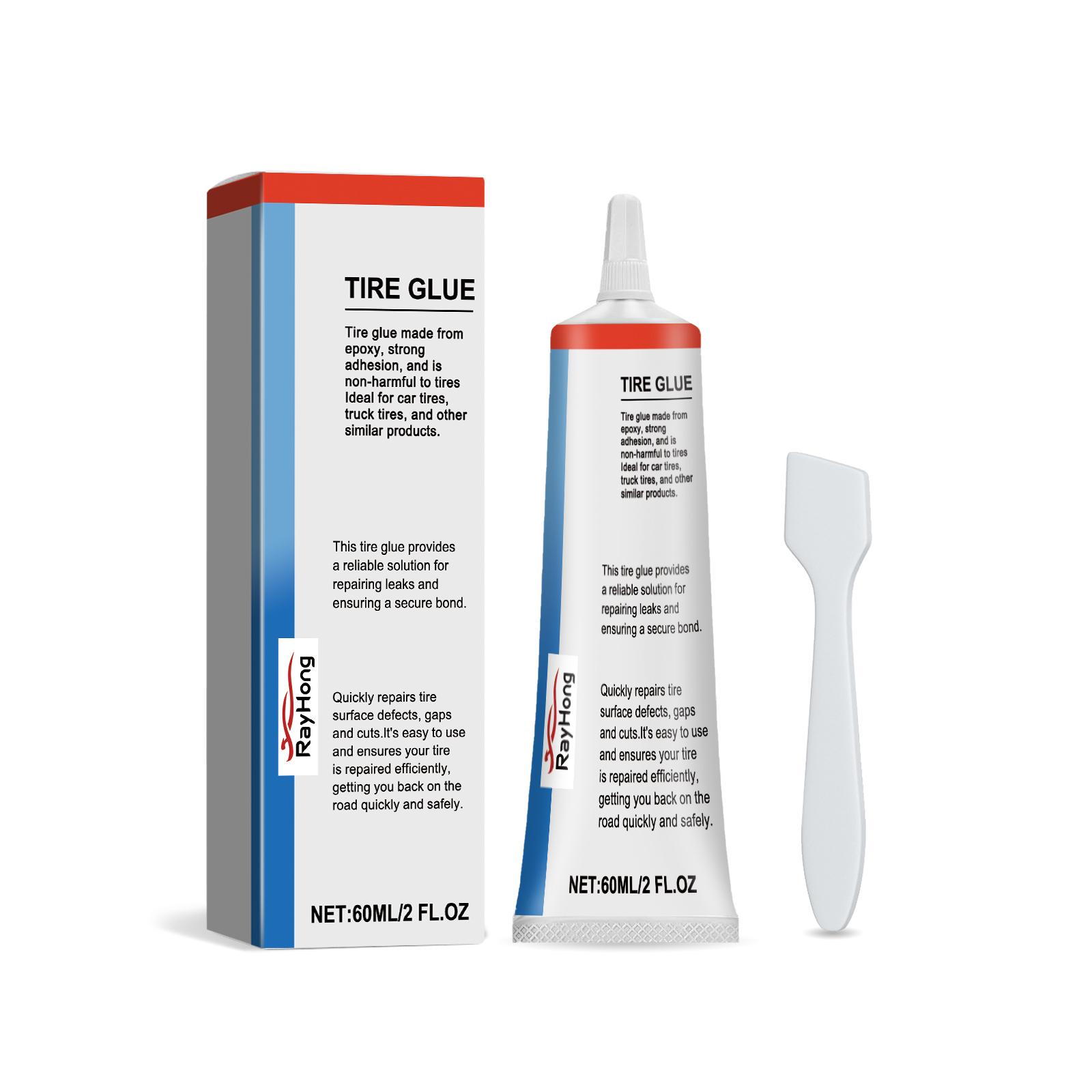 

60 мл Набор для ремонта шин Ремонт Боковой пластырь для шин автомобиля Трещина Царапина Мягкий Ремонтный Клей