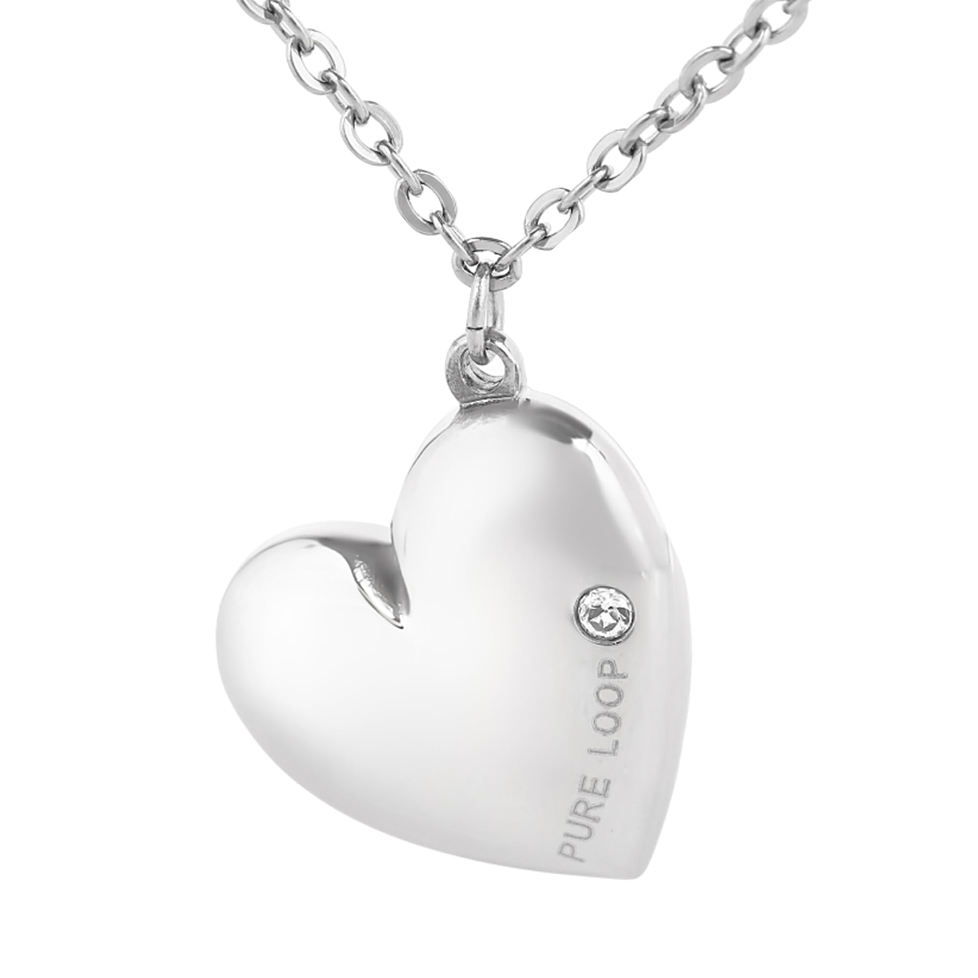 

Магнитное ожерелье из чистого титана Pure Loop Oz Heart IP 45 см [Pure Loop] (платиновый
